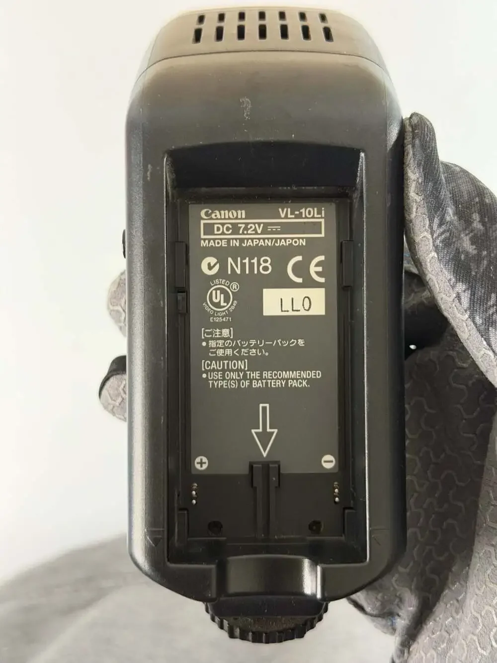 Canon VL-10Li Battery Video Light